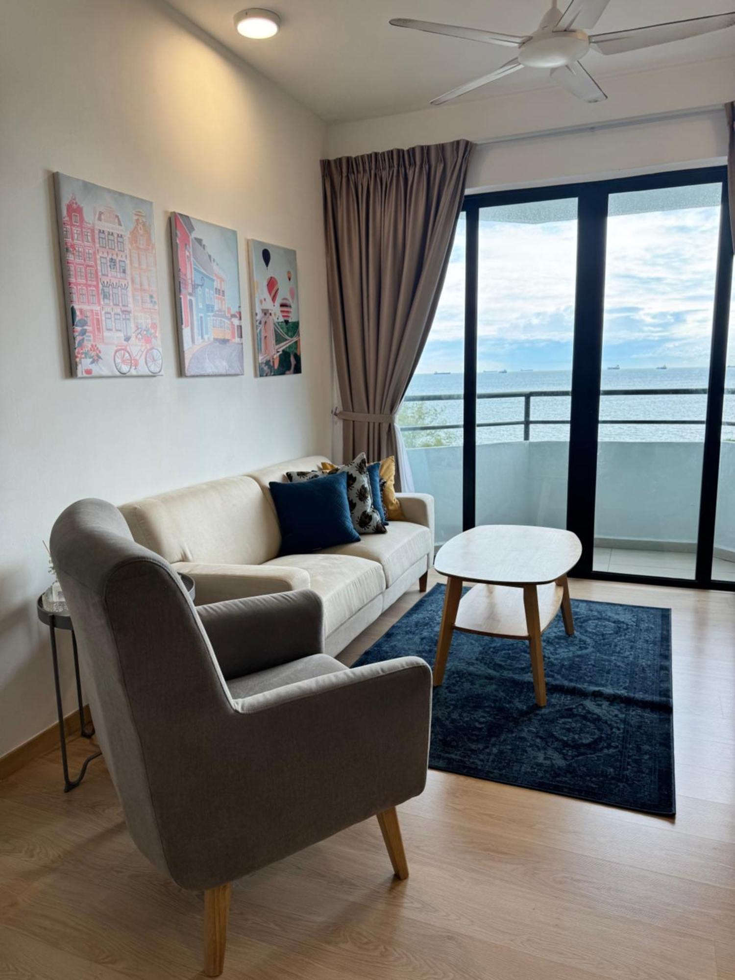 2Br Apartment - Beachfront - Corner Unit - Netflix - Unifi 300Mbps - Mutiara Melaka Pantai Puteri Exterior foto